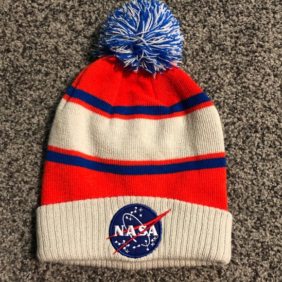 🌸4/$20🌸NASA Men's Beanie NWOT - Picture 1 of 3